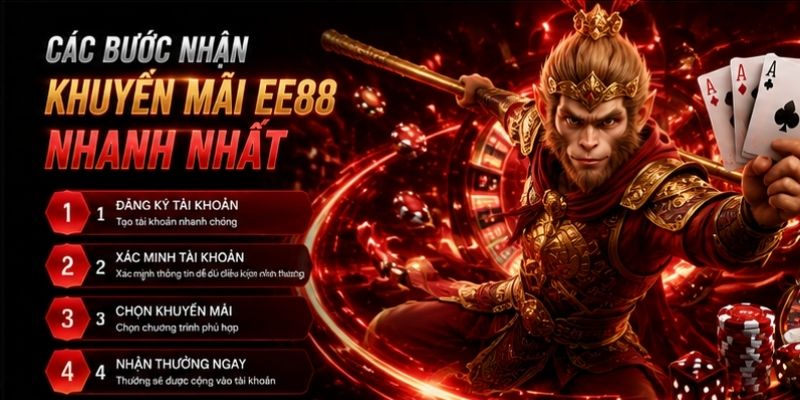 Các bước nhận các khuyến mãi 